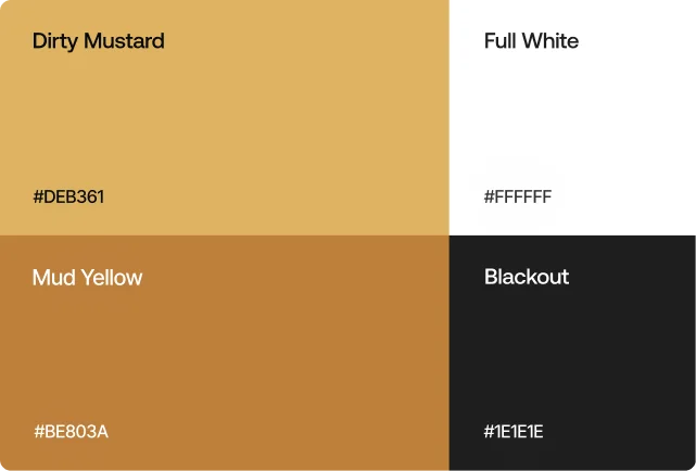 Revest brand colour palette
